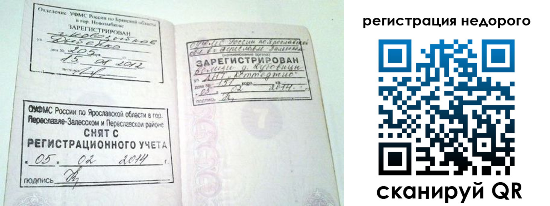 временная регистрация гарантия в Мурино